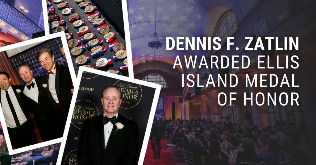 Dennis Zatlin ellis island award